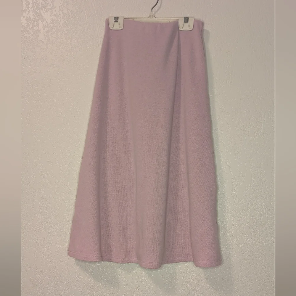 Zara Lilac Purple Knit Midi Skirt - Picture 5 of 7